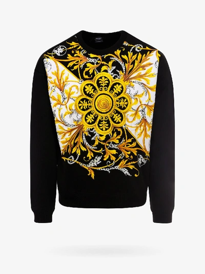 Shop Versace Sweatshirt In Black