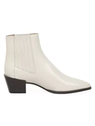 Shop Rag & Bone Women's Rover Leather Ankle Boots In Antique White