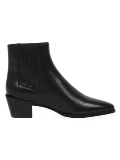 Shop Rag & Bone Women's Rover Leather Ankle Boots In Black