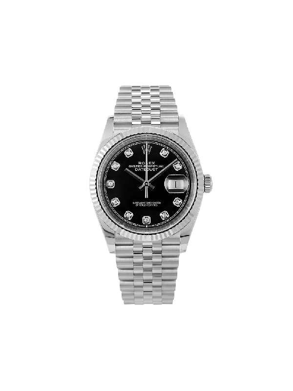 Rolex 2020 Unworn Oyster Perpetual Datejust 36mm In Black | ModeSens