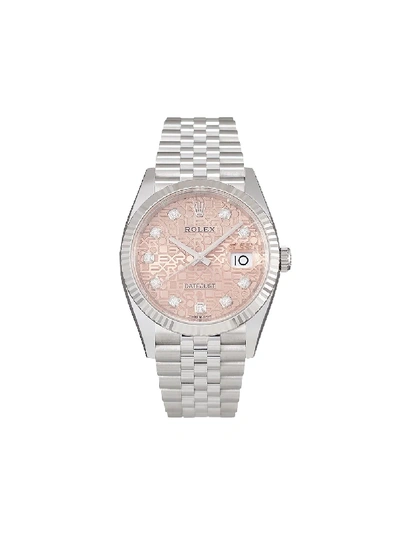 Shop Rolex 2020 Unworn Datejust 36mm In Pink