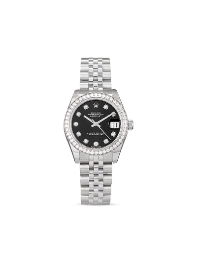 Shop Rolex 2020 Unworn Oyster Perpetual Datejust 31mm In Black