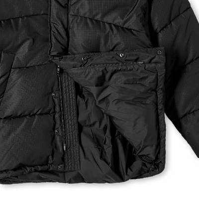 Shop Balenciaga C Shape Puffer Jacket In Black