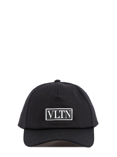 Shop Valentino Hat In Black