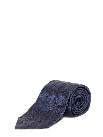 Shop Kiton Tie In Blue