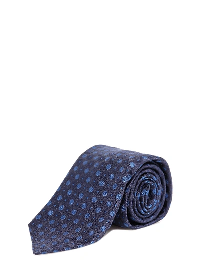 Shop Kiton Tie In Blue