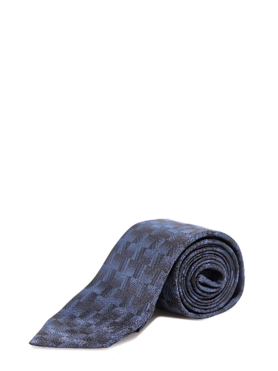 Shop Kiton Tie In Grey