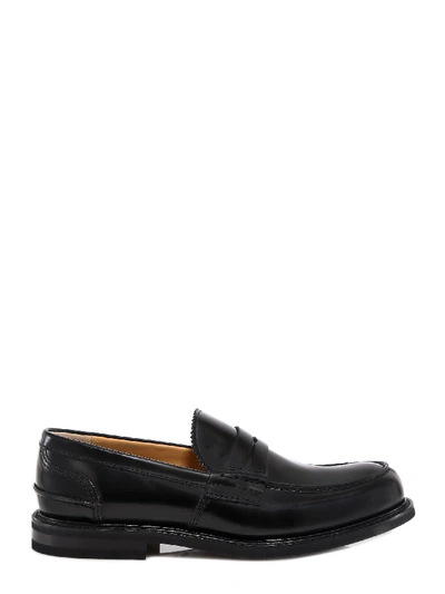 Shop Church's Pembey Penny Loafers In Black