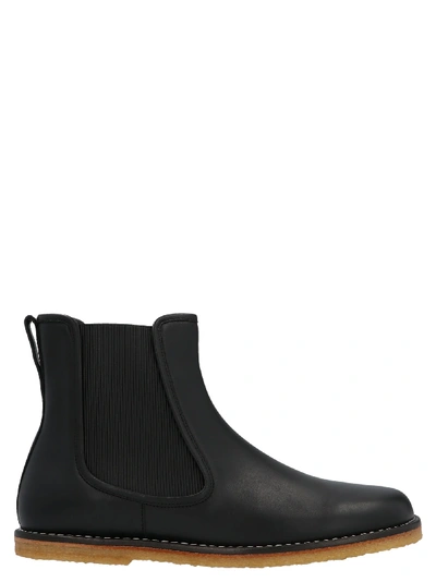 Shop Loewe Chelsea Boot Shoes In Black