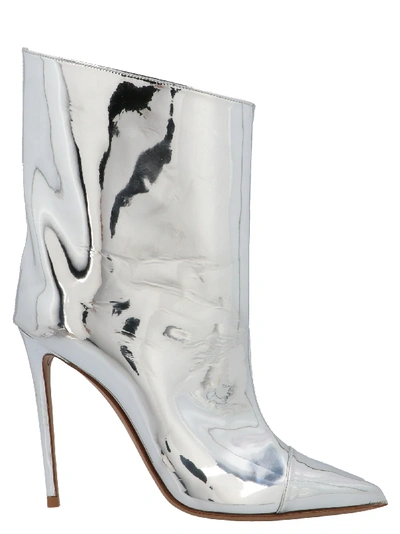 Shop Alexandre Vauthier Alex Low Shoes In Silver