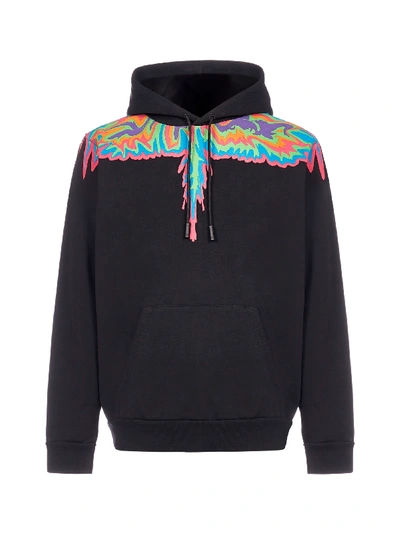 psychedelic drip cotton hoodie, Marcelo Burlon County of Milan