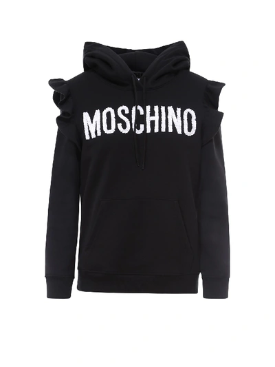 Shop Moschino Sweatshirt In Black