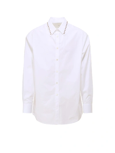 Shop Valentino Shirt In White