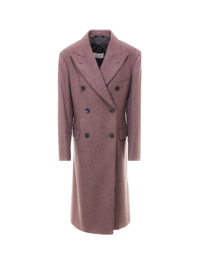 Shop Maison Margiela Coat In Purple