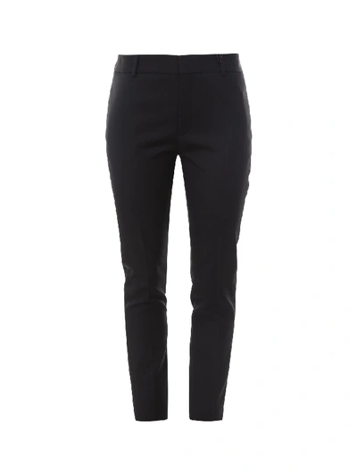 Shop Saint Laurent Trouser In Black