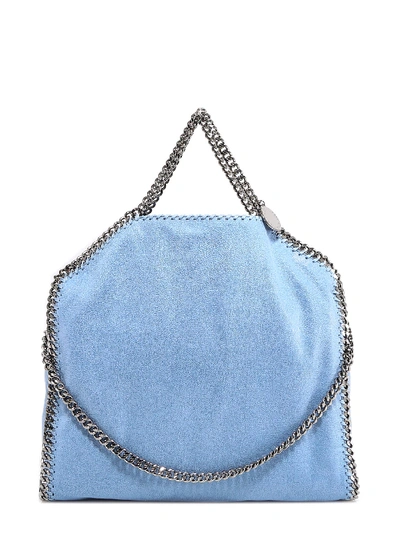 Shop Stella Mccartney Large Falabella Shoulder Bag In Blue