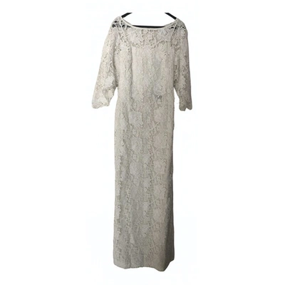 Pre-owned Ralph Lauren White Dress