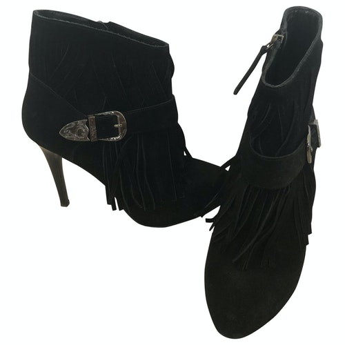 guess black ankle boots