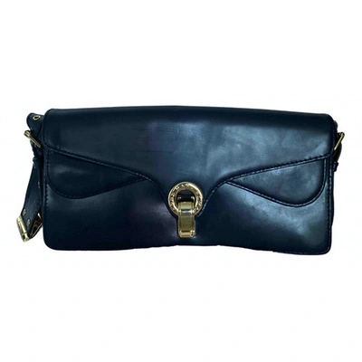 Pre-owned Marc By Marc Jacobs Leather Clutch Bag In Navy