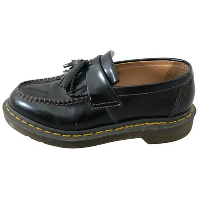 Pre-owned Dr. Martens' Black Leather Flats