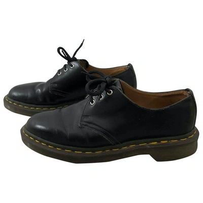 Pre-owned Dr. Martens' Black Leather Lace Ups
