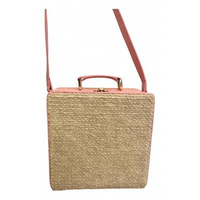 Pre-owned Olympia Le-tan Pink Wool Handbag
