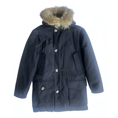 Pre-owned Woolrich Black Fur Coat