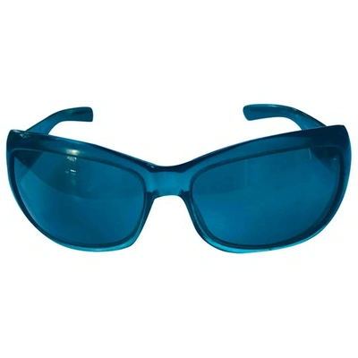 Pre-owned Giorgio Armani Blue Sunglasses