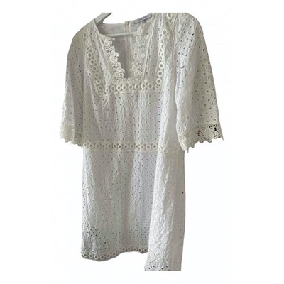 Pre-owned Gerard Darel White Lace Dress