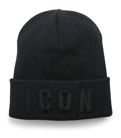 Shop Dsquared2 Icon Beanie Hat
