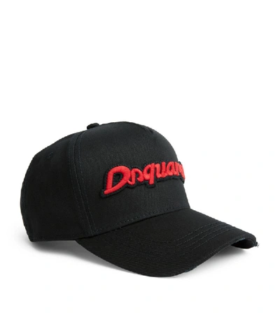 Shop Dsquared2 Embroidered Logo Cap