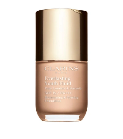 Shop Clarins Everlasting Youth Fluid Foundation Spf 15 In Nude