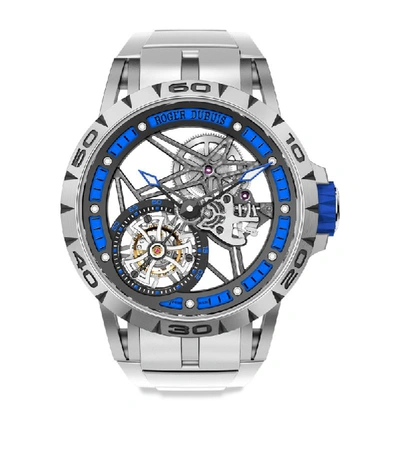 Shop Roger Dubuis Titanium Excalibur Spider Watch 45mm