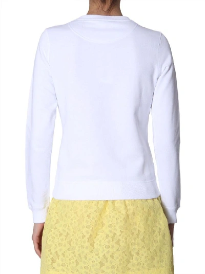 Shop Kenzo Women's White Cotton Sweatshirt