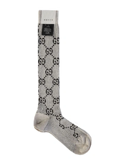 Shop Gucci Women's Beige Cotton Socks