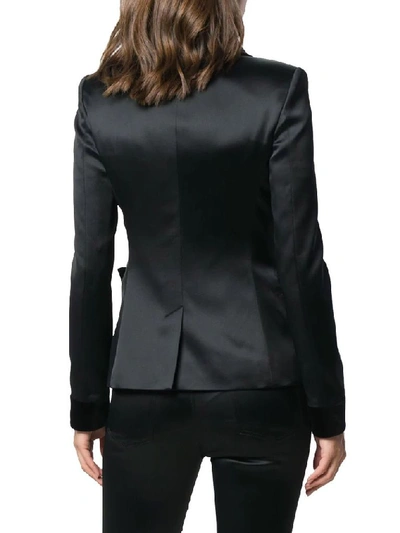 Shop Moschino Women's Black Acetate Blazer