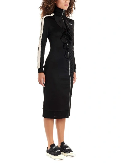 Shop Palm Angels Women's Black Acetate Dress