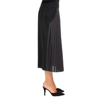 Shop Givenchy Women's Black Silk Skirt
