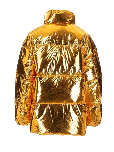 Shop Ienki Ienki Women's Gold Polyester Down Jacket