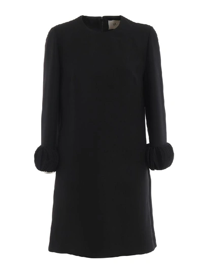 Shop Valentino Women's Black Wool Dress