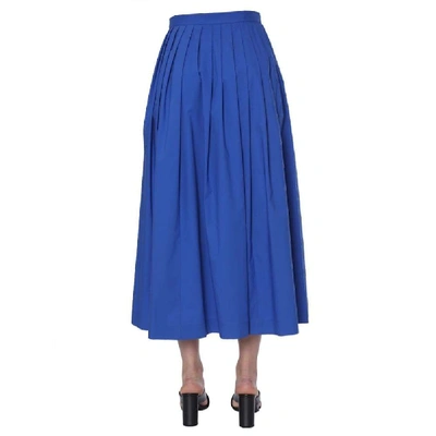 Shop Boutique Moschino Women's Blue Cotton Skirt