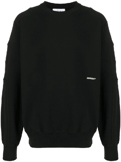 Shop Ambush ® Women's Black Cotton Sweatshirt