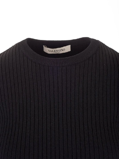 Shop Valentino Women's Black Viscose Sweater