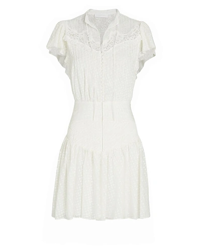 Shop Jonathan Simkhai Everly Lace Mini Dress In White