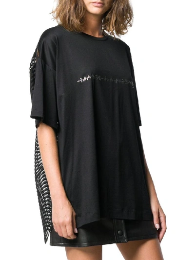 Shop Marco De Vincenzo Women's Black Cotton T-shirt