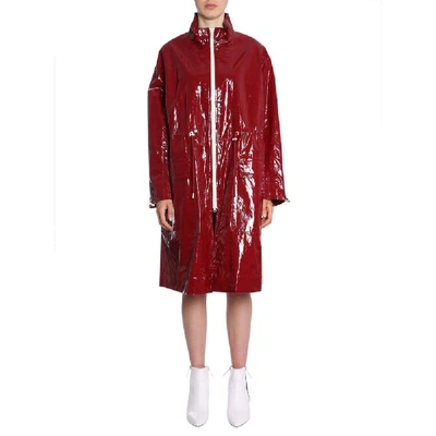 Shop Isabel Marant Women's Burgundy Polyurethane Trench Coat
