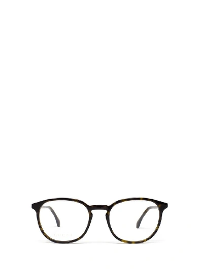 Shop Gucci Men's Brown Acetate Glasses