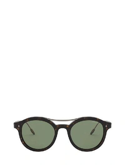 Shop Giorgio Armani Men's Black Acetate Sunglasses