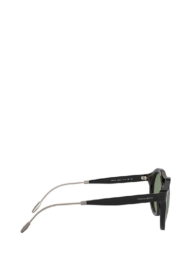 Shop Giorgio Armani Men's Black Acetate Sunglasses
