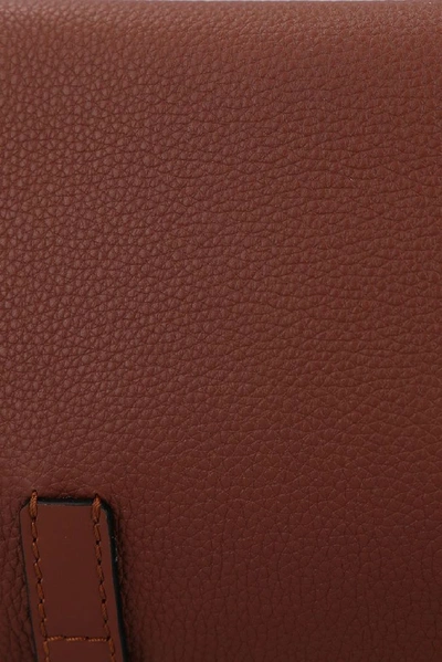 Shop Loewe Men's Brown Leather Belt Bag